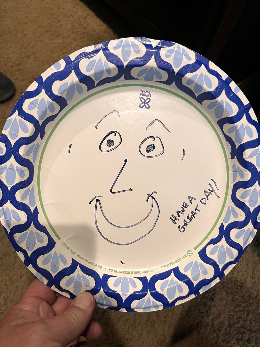 A Plate. From Ron.